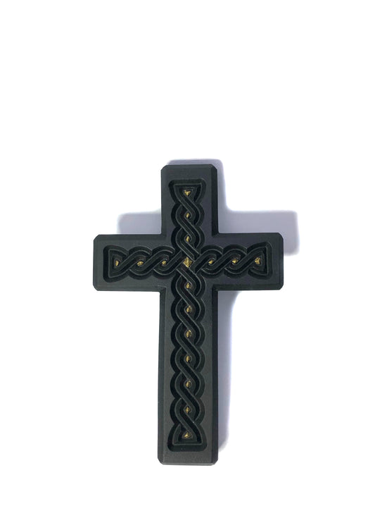 CELTIC_CROSS_GOLD_BLACK_FACE_ART