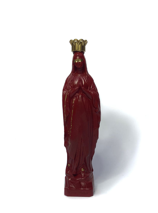 MADONNA_LOURDES_VINTAGE_RED_GOLD_FACE_ARTWORK